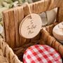 Personalised Vintage Woven Gift Basket, thumbnail 4 of 4