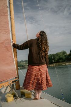 Midi Wrap Skirt Ruby, 2 of 4