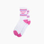 Spoiled Brat Organic Cotton Sports Socks In White, thumbnail 3 of 4