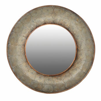 Round Filigree Wall Mirror, 2 of 2