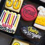 Personalised Milestone Birthday Biscuit Gift For Him, thumbnail 10 of 11