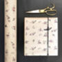 Brown Robin Christmas Wrapping Paper 5m Roll, thumbnail 1 of 3