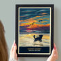 Cockapoo Limited Edition Beach Sunset Gift Print, thumbnail 6 of 12