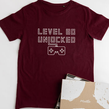 80th Birthday T Shirt For Gamers, 2 of 6
