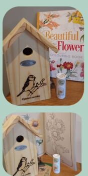 Bird Home And Sunflower Seeds Gift Set, 6 of 7