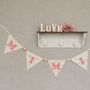 Bunting Personalised Luxury Floral Fabric Baby Nursery, thumbnail 1 of 11