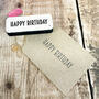 Handmade Happy Birthday Rubber Stamp, thumbnail 4 of 5