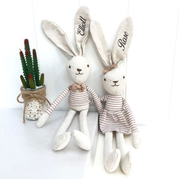 Personalised Soft Toy Hare, 4 of 4