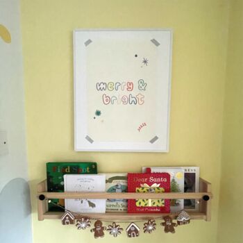 Handmade Gingerbread Christmas Felt Garland, 4 of 4