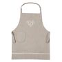 Personalised Grey Cotton Apron Gift, thumbnail 2 of 7