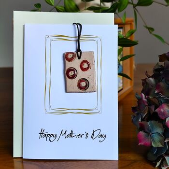 Small Gift For Her Handmade Ceramic Pendant Adjustable Length, 7 of 12