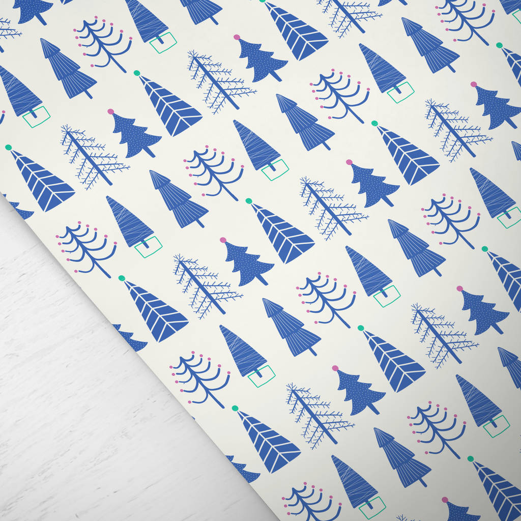 christmas tree gift wrap large wrapping paper sheets by alice rebecca