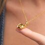 18ct Gold Cowboy Hat Charm Necklace, thumbnail 1 of 6