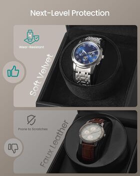 Automatic Watch Winder Box Single Watch Case, 6 of 8