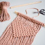 D.I.Y. Macramé Wall Hanging Kit, thumbnail 3 of 6