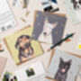 Street Vet Alfie Charity Christmas Card With Gold Foil, thumbnail 3 of 3
