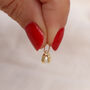 9ct Gold Shell And Freshwater Pearl Pendant Necklace, thumbnail 2 of 3