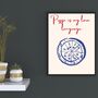 A4 Print, Pizza Is My Love Language, thumbnail 4 of 5