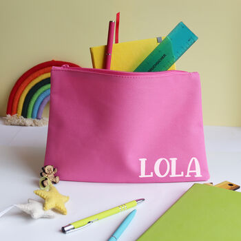 Large Pencil Case Pouch Personalised, 8 of 12