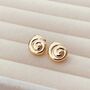 Spiral Shell Stud Earrings, thumbnail 6 of 7