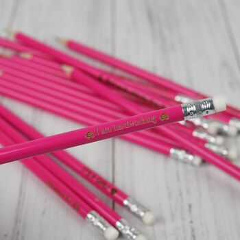 Personalized Pink Pencils, 5 of 11