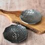 Ten Sided Iron Dish Patterned With Choice Of Finish, thumbnail 2 of 11