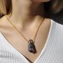 Gemstone Perfume Bottle Pendant Necklace, thumbnail 3 of 8