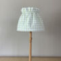 Dolly Green Check Gathered Scrunchie Lampshade, thumbnail 1 of 2
