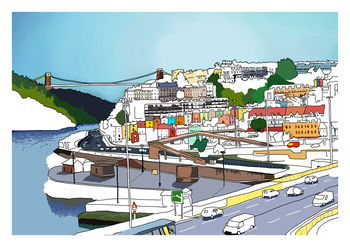 Bristol's Portway Views Digital Print, 3 of 3
