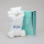 Personalised Embroidery Bear Hot Water Cover. Boxed, thumbnail 9 of 9