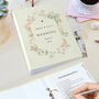 Personalised Floral Wedding Planner, thumbnail 2 of 12