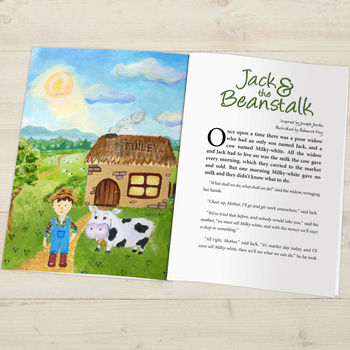 Personalised Jack And The Beanstalk Story Book, 4 of 6