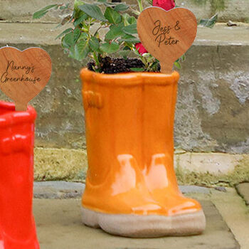 Personalised Welly Plant Pot Gift, 5 of 11
