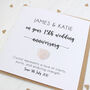 Personalised 15th Anniversary Card With Crystal Heart, thumbnail 4 of 7