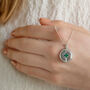 Personalised Peekaboo Clover Enamel Lucky Charm Locket, thumbnail 2 of 3
