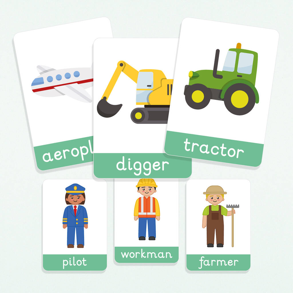 Transport And Professions Flashcards, 1 of 5