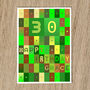 Personalised 30th Birthday Card Age And Name, thumbnail 8 of 10