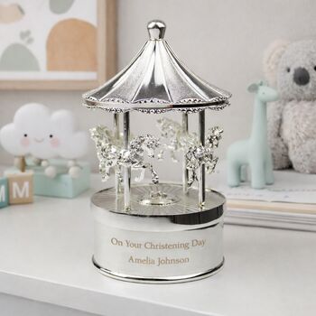 Personalised Music Box Christening Gifts Newborn Presents, 8 of 9