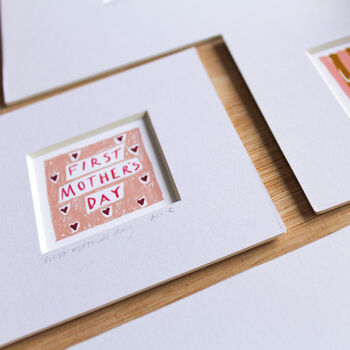 First Mother's Day Mini Art Print, 6 of 10
