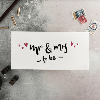 Mr And Mrs To Be Money Wallet Card, 2 of 3