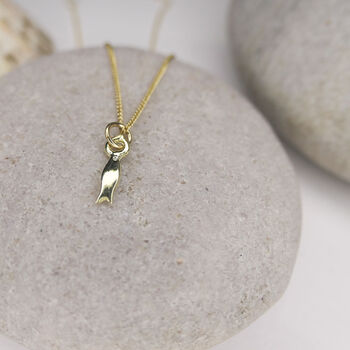 14ct Gold Mini Fish Necklace, 3 of 4