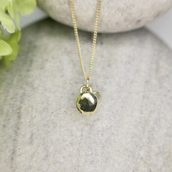 14ct Gold Apple Necklace, 3 of 4