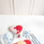 Valentine's Heart Puzzle Biscuit Baking And Decorating Kit, thumbnail 4 of 8