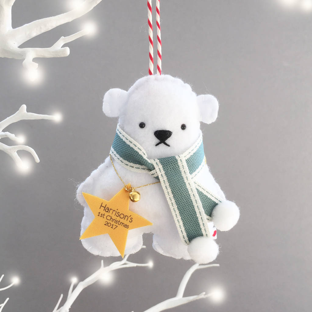 christmas bear decoration