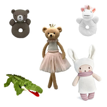 Choice Of Baby Toys In A Personalised Bag, 2 of 2