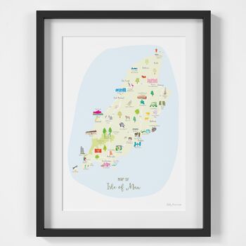 Map Of Isle Of Man Art Print, 2 of 5