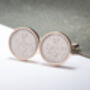 1966 60th Birthday Sixpence Coin Cufflinks, thumbnail 3 of 4