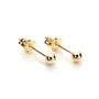 9ct Yellow Gold Two.5mm Stud Earrings, thumbnail 1 of 3