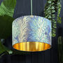 Emerald Enchanted Wood Lampshade With Gold Lining, thumbnail 1 of 10