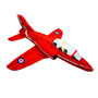 Red Arrows Hawk Jet Soft Toy, thumbnail 1 of 3